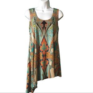 Last Tango Boho Sleeveless Knit Top Size Small